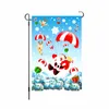 Christmas garden flag courtyard Camping Flags holiday decorations welcome yard Banner Polyester material Customizable by ocean-shipping P95