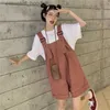 Dames Jumpsuits Rompertjes Oversized Dames Koreaanse Mode Shorts Jumpsuits Casual Backless Rompertjes Overalls Overall Jumpsuit L230918