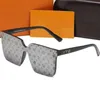 Buchstaben Blumendruck Designer-Sonnenbrille Damen Luxus-Sonnenbrille Herren-Sonnenbrille Urlaubssonnenbrille V-Brille Brillenzubehör