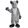 Desempenho lobo mascote traje de alta qualidade halloween natal fantasia vestido de desenho animado personagem roupa terno carnaval unisex adultos outfit