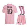 Kits infantis de Jersey de futebol 23 24 Messis Soccer Jerseys 2023 2024 2025 Camisas para bebês em casa