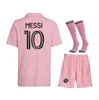 كرة القدم Jersey Kids Kits 23 24 Messis Soccer Jerseys 2023 2024 2025 Home Baby Terts