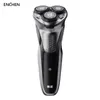 Electric Shavers Electric Shaver for Men 8W 3D Independent Floating Heads uppladdningsbara 60 min Runtime Lightweight Rotary Electric Razor X0918