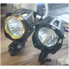 Éclairage de moto Phare LED 4V-85V Transformerms Spotlight Haute Qualité Moteur Antibrouillard T6 Lumière 10W 750Lm Drop Livraison Automo Dhzdw