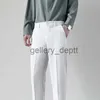 Herrbyxor Spring Versatile Suit Pants Men 6 färger tillgängliga brittiska stil ruffian stilig avslappnad mogen stabil rak enkel vanlig färgbredd busin j230918