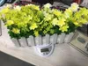 装飾的な花長い花瓶chrysanthemumポット鉢植え植物植物の人工装飾シミュレーション