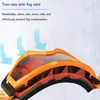 Skibrille Snap-on Doppelschichtlinse PC Skifahren Antibeschlag UV400 Snowboardbrille Herren Damen Skibrille 230918