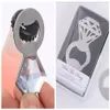 25 Pieces lot Wedding celebration gift of Sparkle and Pop Diamond Bottle Opener Party Favors For Wedding souvenirs288L