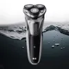 Electric Shavers Electric Shaver for Men 8W 3D Independent Floating Heads uppladdningsbara 60 min Runtime Lightweight Rotary Electric Razor X0918