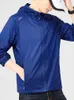 Jaktjackor Sun Protection Men's Ultra-Thin Breattable Ice Silk Anti-ultraviolet Skin Clothing Women's Coat Outdoor Windbreaker