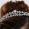 2019 Kristall Braut Haarschmuck Mädchen Stirnband Haar Tiaras Vergoldete Legierung Metall Hochzeit Braut Brautjungfer Krone Günstige 208u