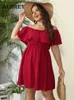 Basic Casual Dresses Elegant Chic Women Plus Size Midi Dresses Summer Sexy Backless Female Evening Party Ladies Dress Clothing 2023 Trendy Vestido L230918