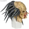 ملحقات الأزياء مفترس Cosplay Mask خوذة الدعائم الهوائي Halloween Party Horror T200703262B8201963 L230918