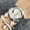 Montre-bracelet à Quartz en forme de cœur pour femmes et filles, cadran creux en forme de cœur, bracelet en métal et acier, haut tendance, M60300u