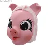 Accessori in costume Killing Eve Stagione 2 Jodie Comer Villanel Le Pink Pig Cosplay Mask Halloween Cosplay Proppetti di costume 2207206312401 L230918