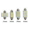 10 Stück Girlande 31 mm 36 mm 39 mm 41 mm C5W LED-Glühbirnen 16 SMD 3528 Auto-LED-Innenbeleuchtung Auto-Kartenleselampen Weiß 12V2790