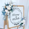 Decorative Flowers Rustic Wedding Arch Flower Centerpiece Garland Floral Swags For Reception Backdrop Bedroom Holiday Ceremony Decor