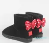 2023snow boots BOW-TIE KEEP WARM BOOTS With Diamond Model tag Card dust bag Free