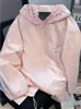 سترات نسائية للسيدات الوردي الكارتون كاواي تطريز الشمس حماية النساء صيف طويل الأكمام الطويلة غير الرسمية