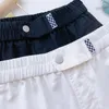 Damesshorts zomer gewassen katoen dun casual 2023 elastische taille veelzijdige losse dames sport wijde pijpen middenbroek