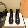 Botas Gudii para mujer, botines de cuero suave, tacones bajos, moda de otoño, zapatos informales de corte medio, botas de diseñador Martin 35-40