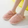 Pantoufles Hiver Nouvelles pantoufles de coton pour femmes Pantoufles de couple simples et confortables Pantoufles de tapis de maison en peluche chaude Chaussures de sol d'intérieur x0916