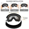 Lunettes de Ski Findway lunettes de Ski adultes Protection UV400 Anti-buée lunettes de Snowboard en plein air pour hommes femmes 230918