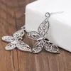 Dangle Earrings Fashion 925 Sterling Silver Stud For Women Girls Korean Style Butterfly Pendant Jewelry Ear Rings Lady Gift