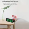 80 ° Rotation Digital Projection Alarm Clock Power-Off Memory Clock Date Temp Display Electronic LED Clock Bedroom Decor