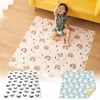 Pillow High Chair Splat Mat Foldable Camping Floor Waterproof Anti-Slip Portable For Picnic Boy And Girl Crawling