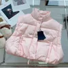 Projektant kamizelki męskiej luksusowa kurtka damna Kobiety Parka moda z odwróconymi trójkątnymi rękawami zdejmowane pucha parkas kamizelka zimowa krótka płaszcz kurtki rozmiar s-l hkd230918