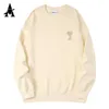 Designer Amis Herren Kapuzenpullover AMORING Love Arrow Pullover Paar Pullover Herbst Lose Rundhalsausschnitt Stickerei Zuschlagspreis Hochwertiger modischer Kapuzenpullover