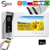 Campanelli Videocitofono Wifi da 7 pollici per videocitofono domestico Tuya Smart 1080P Videocamera cablata per campanello video per appartamento HKD230919