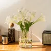 Vases Vase en verre pour centres de table clair fleur décorative florale décor à la maison bougeoir faveurs de mariage