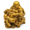 Statue de Maitreya en cuivre pur, décoration d'ouverture, chaise Dragon Ping An bouddha, porte-bonheur, bureau, ville, artisanat 304S