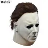 Costume Accessories Party Masks Bulex Halloween 1978 Michael Myers Mask Horror Cosplay Costume Latex Masks Halloween Props for Adult White High Quality 220926 L230