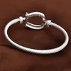 Luckyshine 6Pcs Unique Antique White Cubic Zirconia 925 Sterling Silver Open Bangles Russia Australia USA Bangles Bracelets Jewelr1744