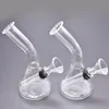 Großhandel Mini Glas Dab Rigs Bong Wasserpfeifen Wasserpfeifen Dicker Boden Dreieck Shisha Becher Bongs Schüssel Rauchende Tabakpfeife