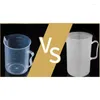 Mätverktyg 1000 ml Plastic Cup Beaker Laboratory Transparent Mixing Tank Container