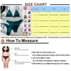 Mulheres de banho verão moda sexy cor sólida sem costas rendas-up cintura ajustar fivela sling bikini três peças maiô feminino