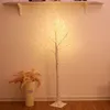 Faux Floral Greenery LED LED LIDE LIGE Lights Świecanie Lampa modelowania otoczenia Boża Brzanka Whitr Tree Dekoracja Lantern Pilot 230918