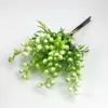 Decorative Flowers Realistic Looking Foam Berries Winter Holiday Faux Simulation Berry Bouquet For Christmas Wedding