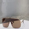 Modische Damen-Brille mit Farbwechsel, Metall-Halbrahmen-Skibrille, integrierte Designer-Gläser, Plattformspiegel, Offroad-Rückspiegel mit Box CH9557