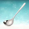 Spoons Chinese Soup Ladle Stainless Steel Spoon Scoop Cooking Utensil For Kitchen Home Restaurant 20cm