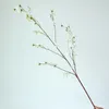Flores decorativas ramo longo salgueiros artificiais crisântemo seda falso festival festa decoração neve salgueiro simulação flor