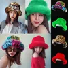 Stingy Brim Chapéus Outono e Inverno Pulôver Chapéu Novo Estilo Imitação de Pele Bacia Britânica Mulheres Pescador Quente Moda Casual Pelúcia 230916