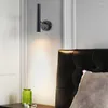Lampy ścienne Nordic LED Światło światła oświetlenia wewnętrzne domowe dekoracja salonu sypialnia sypialnia nocna schody Minimalistyczna lampa