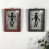 Frames Wooden Po Frame Mysterious Ghost Specimen Bat Custume Gothic Wall Art Old Home Decor Painting