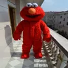 Fantasia de mascote elmo de alta qualidade tamanho adulto fantasia de mascote elmo 254q