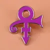 Броши-булавки 1958-2021 гг., символ принца, эмалированная булавка на лацкане, фиолетовый значок «Дождь любви» 210P